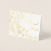 金花は感謝していしています 箔カード (正面)