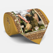 金花フレームのあなた自身の写真! - ネクタイ (ロール)