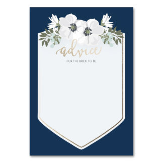 金花嫁のアドバイスカード テーブルナンバー