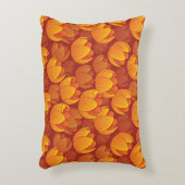 金花模様 アクセントクッション (正面(垂直))