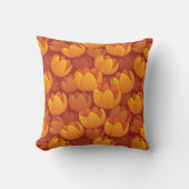 金花模様 クッション (正面)