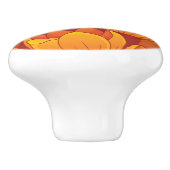 金花模様 セラミックノブ (側面)