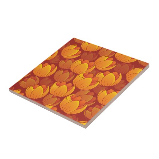 金花模様 タイル (側面)