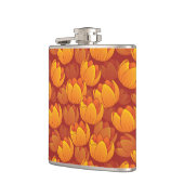 金花模様 フラスク (左)