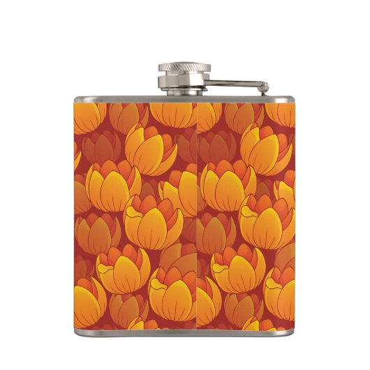 金花模様 フラスク (裏面)