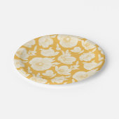 金花模様 ペーパープレート (アングル)