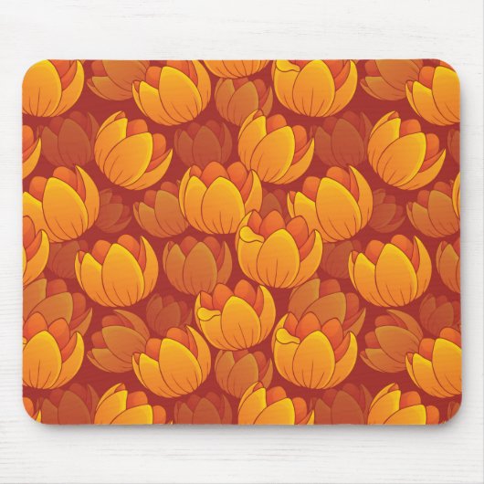 金花模様 マウスパッド (正面)