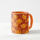 金花模様 マグカップ (正面右)