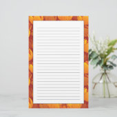 金花模様 便箋 (スタンド正面)