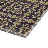 金芸術のヴィンテージのダマスク織パターン カッティングボード (角)