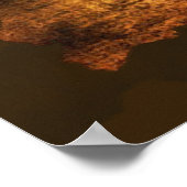 金芸術的ヴィンテージ旧世界地図ポスター ポスター (角)