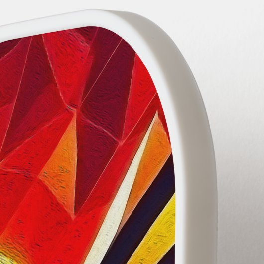 金芸術的額エジプト国旗のワシ ピックルボールラケット (左詳細)