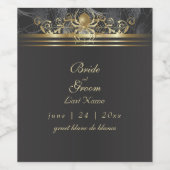 金華美のスパイダ結婚ーズ・ワイン ワインラベル (シングルラベル)