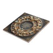 金華美属と宝石の聖句 タイル (側面)