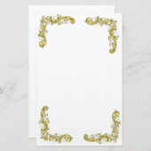 金華麗さ 便箋 (正面/裏面)