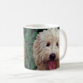 金落書きのマグ コーヒーマグカップ (正面右)