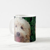 金落書きのマグ コーヒーマグカップ (正面左)