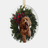 金落書きの陶磁器のオーナメント セラミックオーナメント (右)