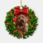 金落書きの陶磁器のオーナメント セラミックオーナメント (裏面)