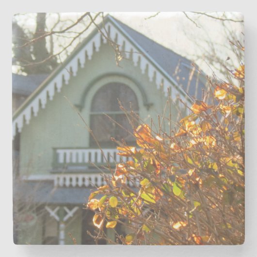 金葉のとジンジャーブレッド – Martha's Vineyard ストーンコースター (正面)