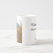 金葉のとジンジャーブレッド – Martha's Vineyard ボーンチャイナマグカップ (正面)