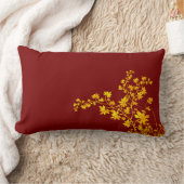 金葉の腰神経のアメリカ人のMoJoの枕 ランバークッション (ブランケット)