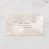 金蓮花形月 名刺 (裏面)