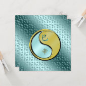 金蛇年 カード (正面/裏面インサイチュ)