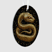 金蛇 オーナメント (正面)