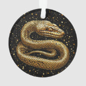 金蛇 オーナメント (裏面)