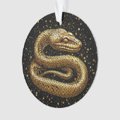 金蛇 オーナメント (正面)