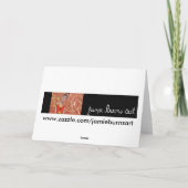 金蝶は感謝していしています サンキューカード (裏面)