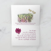 金蝶ギフトカードを持つユリ-カスタマイズ カード (内部)