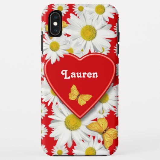 金蝶デイジーの庭愛 Case-Mate iPhoneケース (裏面)