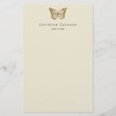 金蝶レターヘッド 便箋 (正面)