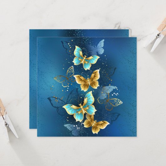 金蝶 カード (正面/裏面インサイチュ)