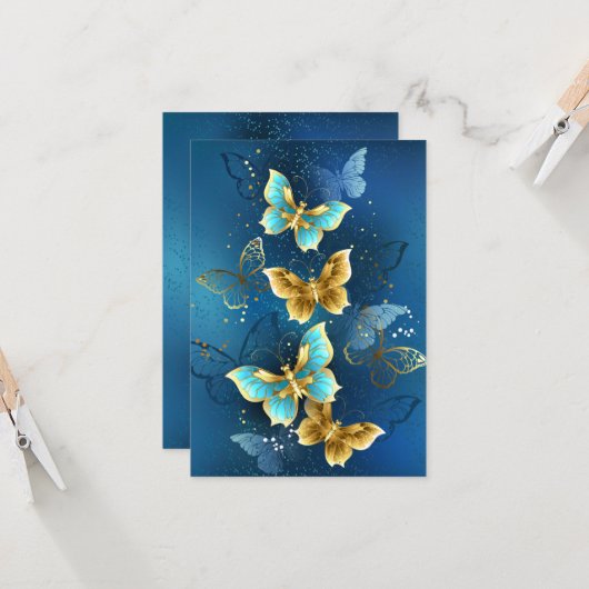 金蝶 カード (正面/裏面インサイチュ)