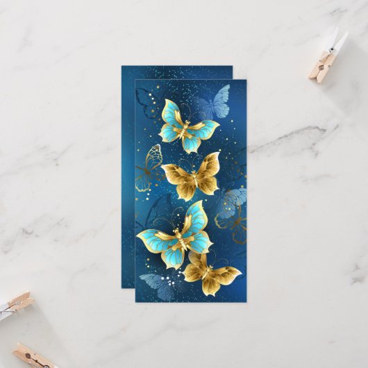 金蝶 カード (正面/裏面インサイチュ)