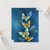 金蝶 カード (正面/裏面インサイチュ)