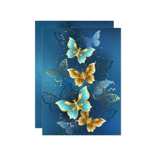 金蝶 カード (正面/裏面インサイチュ)