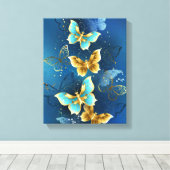 金蝶 キャンバスプリント (インサイチュ (ウッドフロア))