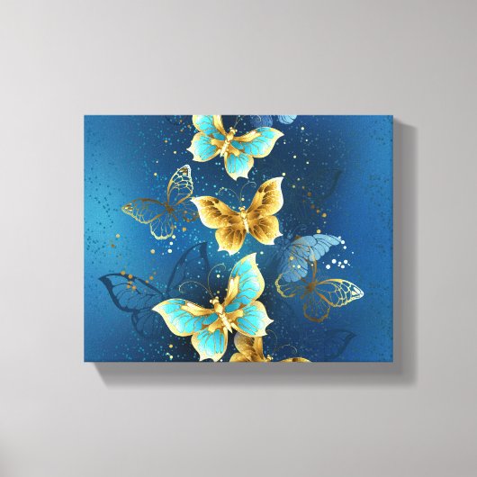 金蝶 キャンバスプリント (正面)