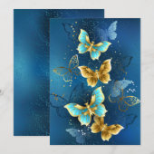 金蝶 サンキューカード (正面/裏面)