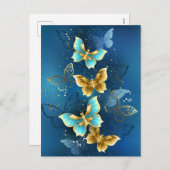 金蝶 シーズンポストカード (正面/裏面)