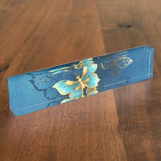 金蝶 デスクネームプレート (側面)