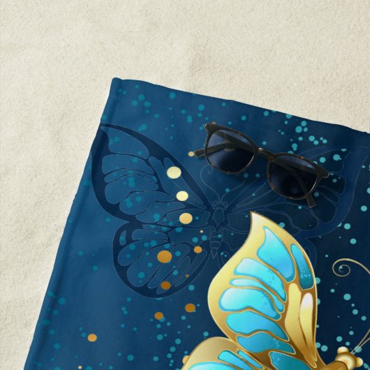 金蝶 ビーチタオル (インサイチュ)