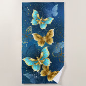 金蝶 ビーチタオル (正面)