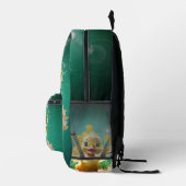 金蝶。 プリントバックパック (右)