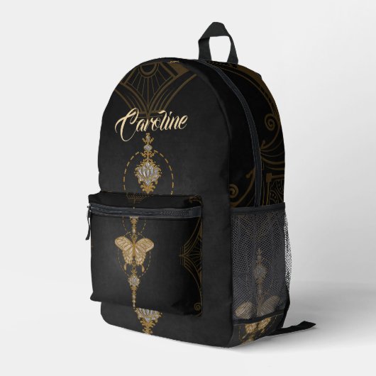 金蝶。 プリントバックパック (裏面右端)