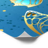 金蝶 ポスター (角)